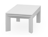 Mesa de centro elevable T110A, Lacado Blanco Mate