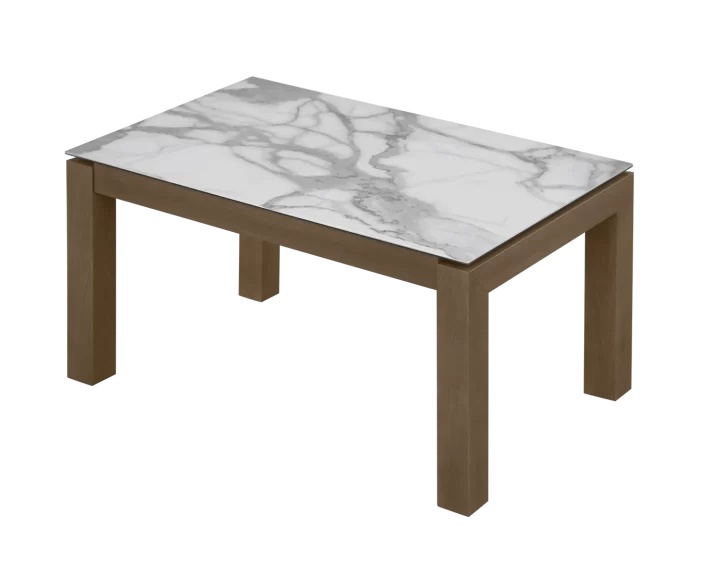 Mesa C14A Roble, Porcelánico Kalos Bianco